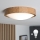 Brilagi - Plafoniera LED CARVALHO SLIM 1xE27/60W/230V quercia diametro 27 cm