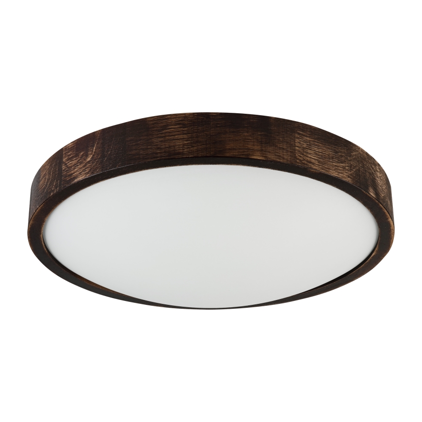 Brilagi - Plafoniera LED CARVALHO SLIM SMOKEY LED/36W/230V rovere Ø 37,5 cm
