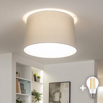 Brilagi - Plafoniera LED CERIA 1x E27/40W/230V Ø 45 cm grigia