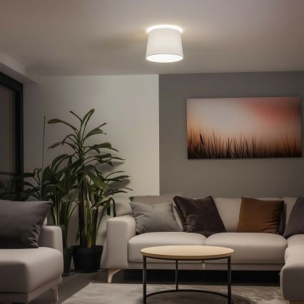 Brilagi - Plafoniera LED CERIA 1xE27/40W/230V Ø 30 cm bianca