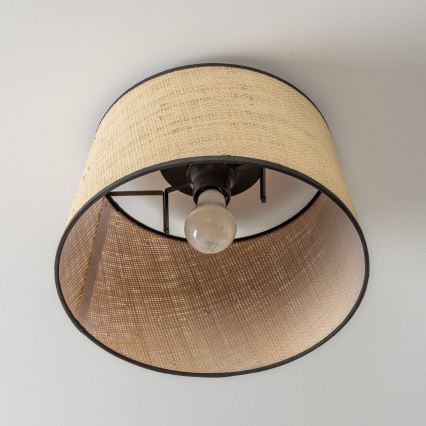 Brilagi - Plafoniera LED CERIA 1xE27/40W/230V Ø 35 cm beige