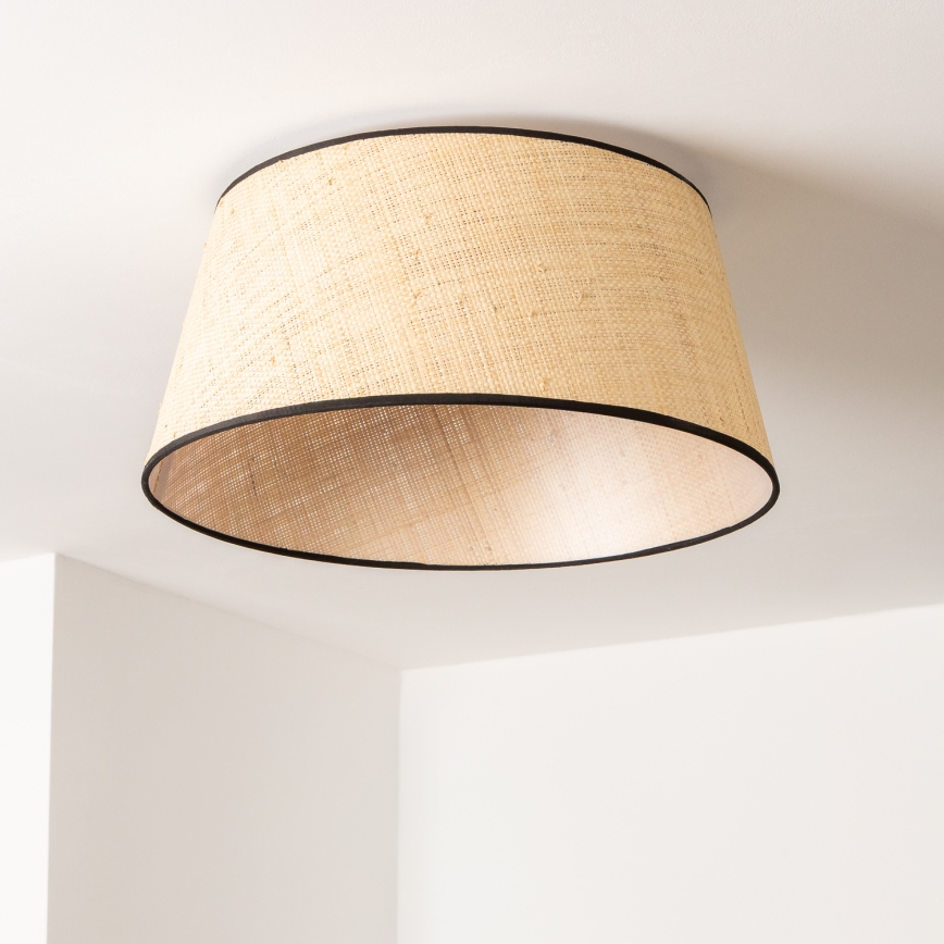Brilagi - Plafoniera LED CERIA 1xE27/40W/230V Ø 50 cm beige
