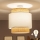 Brilagi - Plafoniera LED CERIA 1xE27/60W/230V Ø 40 cm beige/bianco