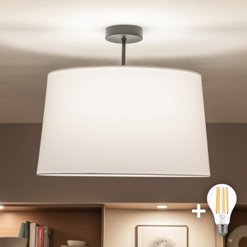 Brilagi - Plafoniera LED CERIA 1xE27/60W/230V Ø 45 cm nero/bianco