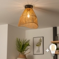 BRILAGI - Plafoniera LED CERIA BOHO 1xE27/40W/230V Ø 30 cm marrone