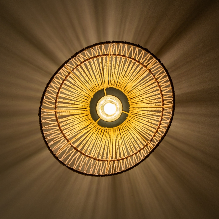 Brilagi - Plafoniera LED CERIA BOHO 1xE27/40W/230V Ø 30 cm marrone