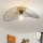 Brilagi - Plafoniera LED CERIA WIRE 1xE27/40W/230V 40x56 cm nero/rovere