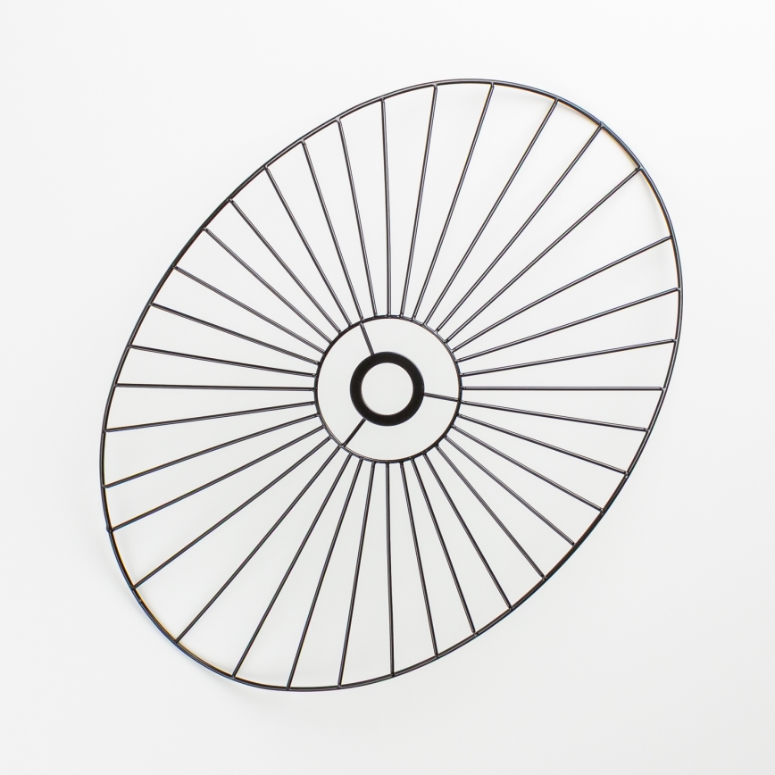 Brilagi - Plafoniera LED CERIA WIRE 1xE27/40W/230V 40x56 cm nero/rovere