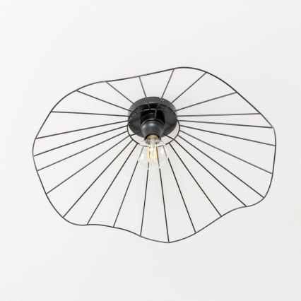 Brilagi - Plafoniera LED CERIA WIRE 1xE27/40W/230V Ø 60 cm nera