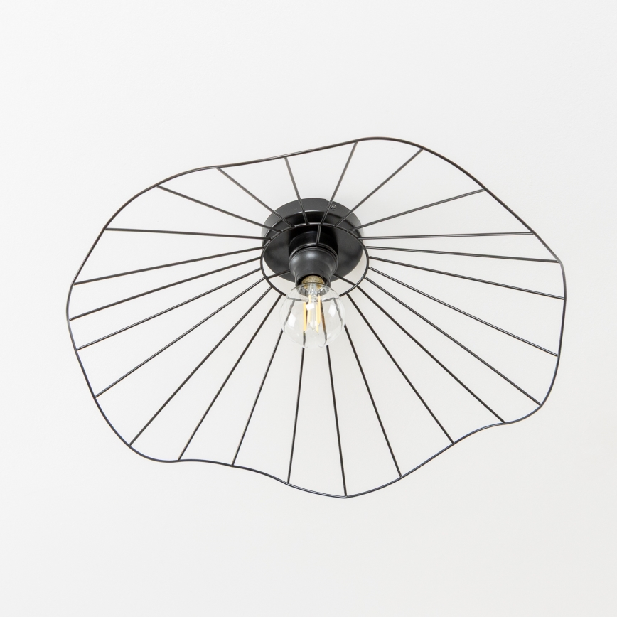 Brilagi - Plafoniera LED CERIA WIRE 1xE27/40W/230V Ø 60 cm nera