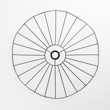 Brilagi - Plafoniera LED CERIA WIRE 1xE27/40W/230V Ø 60 cm nera