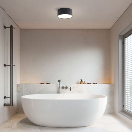 Brilagi - Plafoniera LED per bagno FORIS LED/20W/230V Ø 15 cm nero IP44