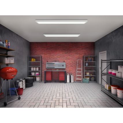 Brilagi - Plafoniera LED da bagno FRAME LED/50W/230V 120x30 cm IP44 bianco