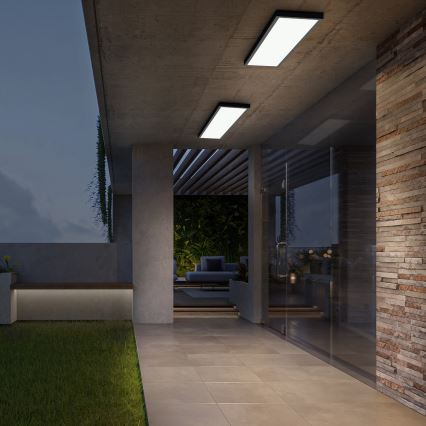 Brilagi - Plafoniera LED da bagno FRAME LED/50W/230V 120x30 cm IP44 nero