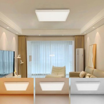 Brilagi - Plafoniera LED da bagno FRAME LED/50W/230V 60x60 cm 3000/4000/6000K IP44 bianco