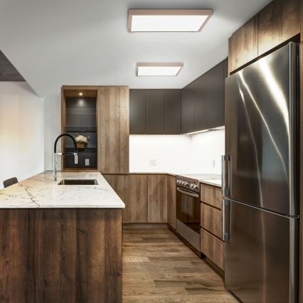 Brilagi - FRAME LED Lampada da soffitto per bagno 50W/230V 60x60 cm IP44 Beige