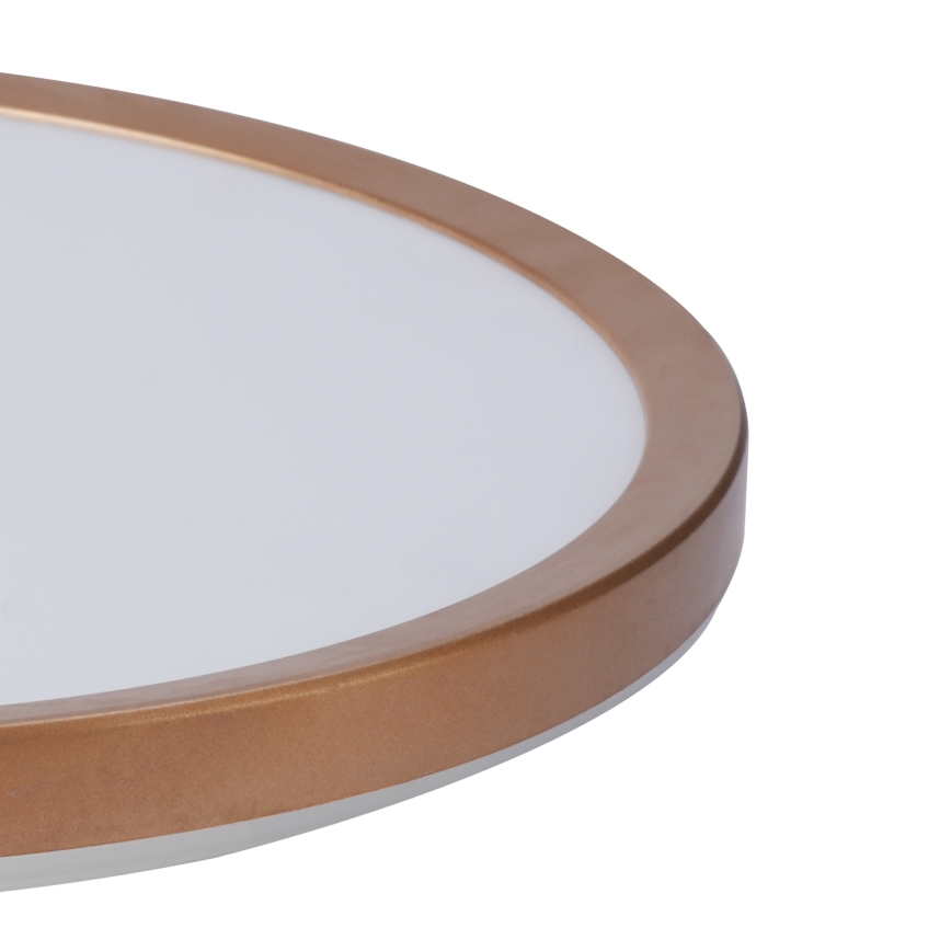Brilagi - Plafoniera LED da bagno ULTRA SLIM 18W/230V Ø 30 cm oro rosa IP54