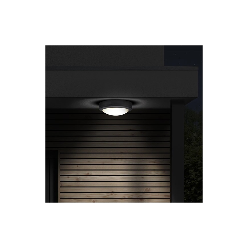 Brilagi - Plafoniera LED da esterno LED/13W/230V diametro 17 cm IP54 antracite