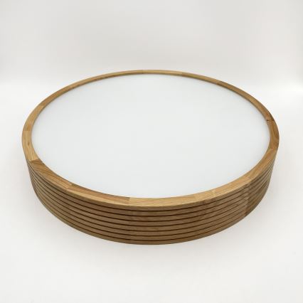 Brilagi - Plafoniera LED da soffitto CARVALHO MODERN 3xE27/60W/230V Ø 47,5 cm rovere