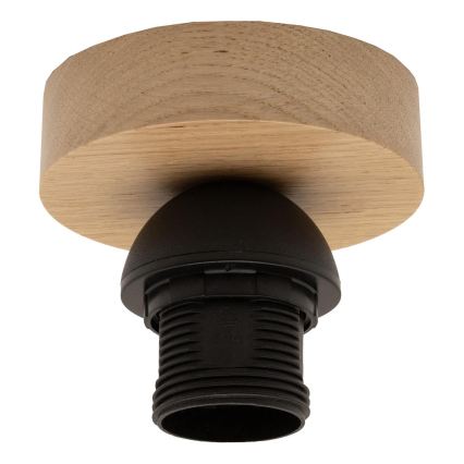 Brilagi - Plafoniera LED da soffitto CERIA BOHO 1xE27/40W/230V Ø 70 cm rattan/rovere