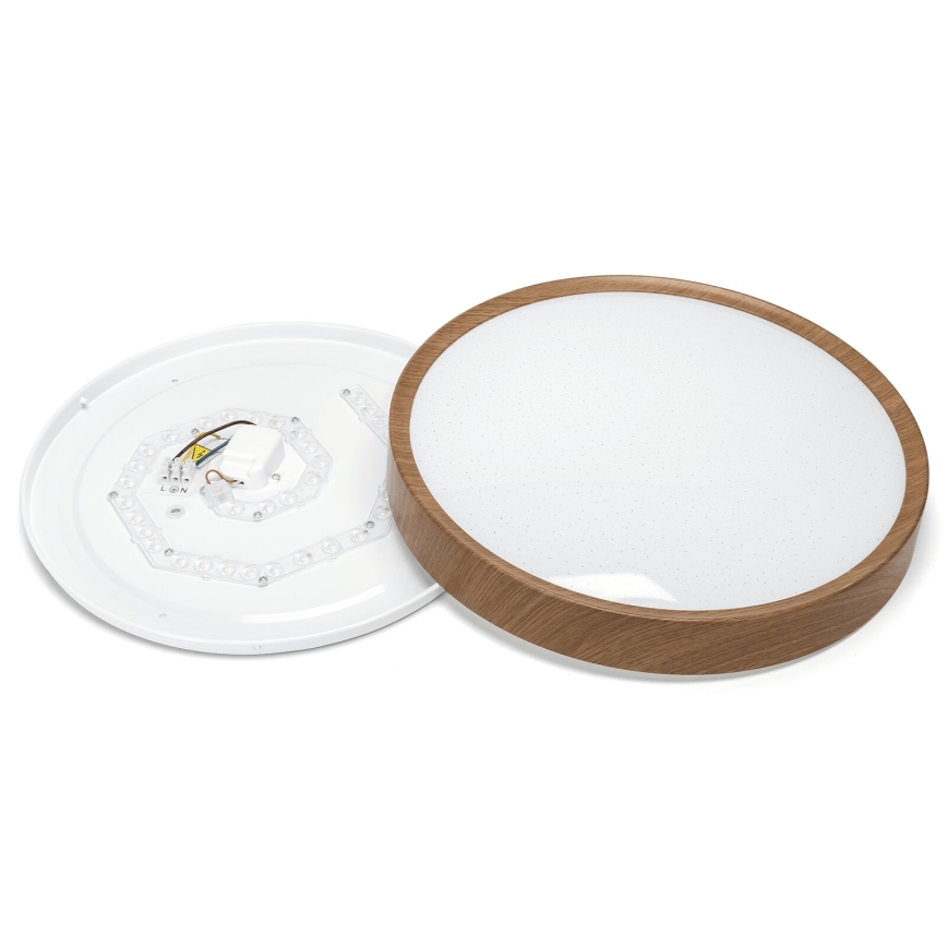 Brilagi - Plafoniera LED da soffitto NATURA, 20W/230V, 3000K, Ø 33,7 cm