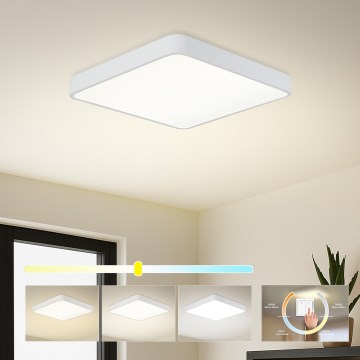 Brilagi - Plafoniera LED da soffitto POOL SQUARE LED/36W/230V 3000/4500/6000K 40x40 cm bianca