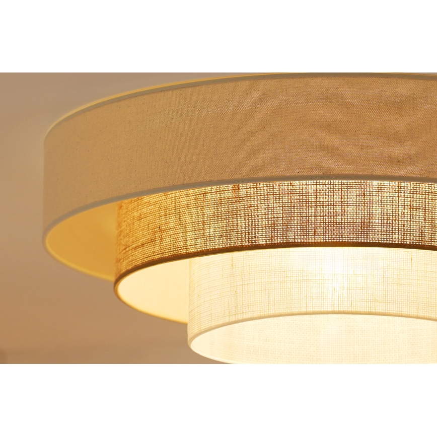 Brilagi - Plafoniera LED DENVER LUNETA LED/12W/230V diametro 60 cm 3000K/4000K/6400K beige/color crema