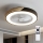 Brilagi - Plafoniera LED dimmerabile con ventilatore LED/30W/230V 3000-6500K Ø 50 cm nero/rovere + telecomando
