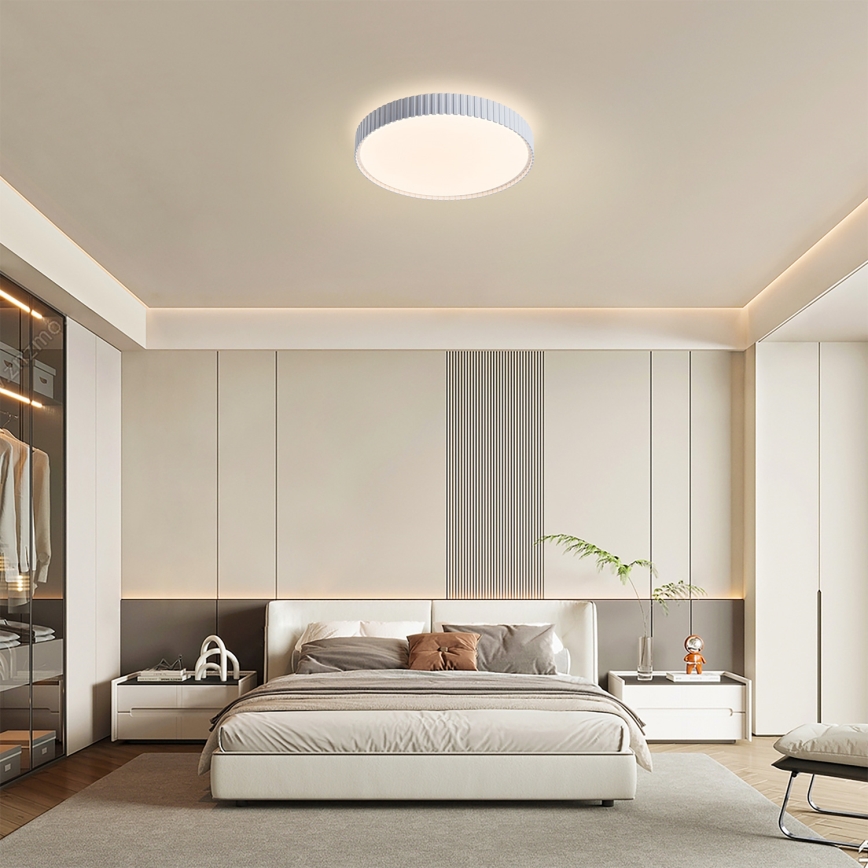 Brilagi - Plafoniera LED dimmerabile CORVO LED/54W/230V 3000-6000K bianco diam. 40 cm + telecomando