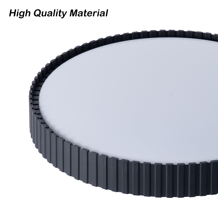 Brilagi - Plafoniera LED dimmerabile CORVO LED/54W/230V 3000-6000K nera Ø 40 cm + telecomando