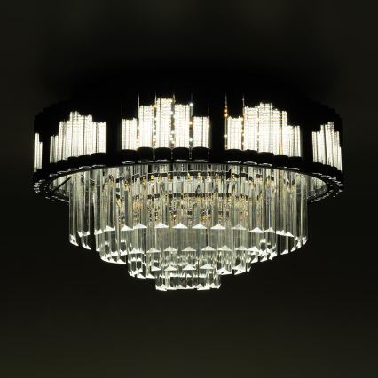 BRILAGI - Plafoniera dimmerabile CROWN LED/41W/230V 3000-6000K Ø 48 cm nero + telecomando