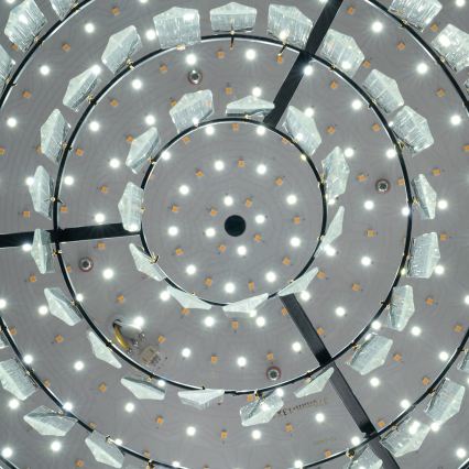 BRILAGI - Plafoniera dimmerabile CROWN LED/41W/230V 3000-6000K Ø 48 cm nero + telecomando