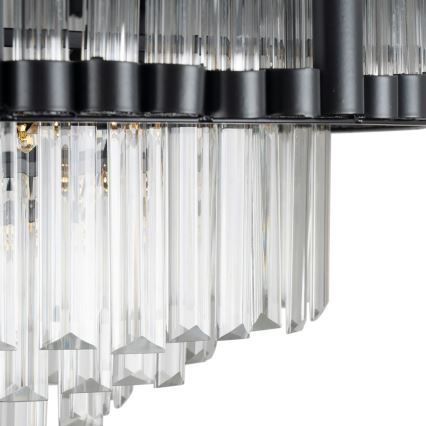 BRILAGI - Plafoniera dimmerabile CROWN LED/41W/230V 3000-6000K Ø 48 cm nero + telecomando