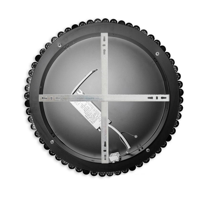 BRILAGI - Plafoniera dimmerabile CROWN LED/41W/230V 3000-6000K Ø 48 cm nero + telecomando
