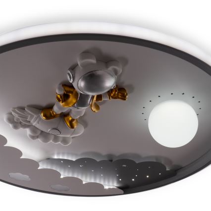 Brilagi - Plafoniera dimmerabile a LED per bambini ASTRO LED/68W/230V 3000-6000K Ø 49 cm + telecomando