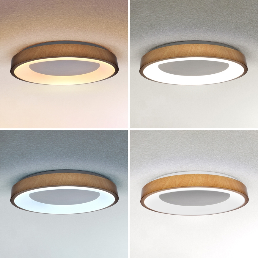 Brilagi - Plafoniera LED dimmerabile DORIA LED/60W/230V 3000-6500K Ø 60 cm + telecomando