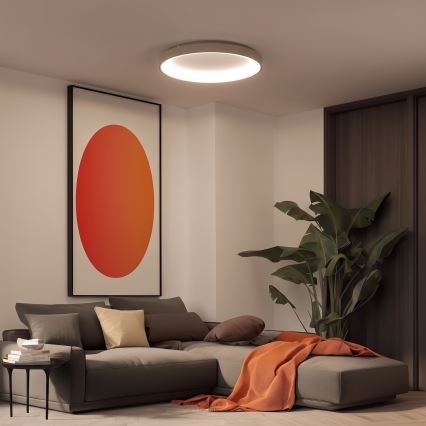 BRILAGI - Plafoniera LED dimmerabile FALCON II LED/108W/230V 3000-6500K Ø 80 cm bianco/beige + telecomando