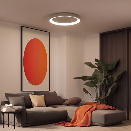 BRILAGI - Plafoniera dimmerabile a LED FALCON II LED/108W/230V 3000-6500K Ø 80 cm beige + telecomando
