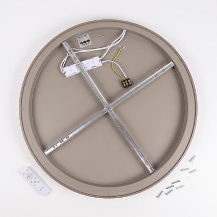 BRILAGI - Plafoniera dimmerabile a LED FALCON II LED/108W/230V 3000-6500K Ø 80 cm beige + telecomando