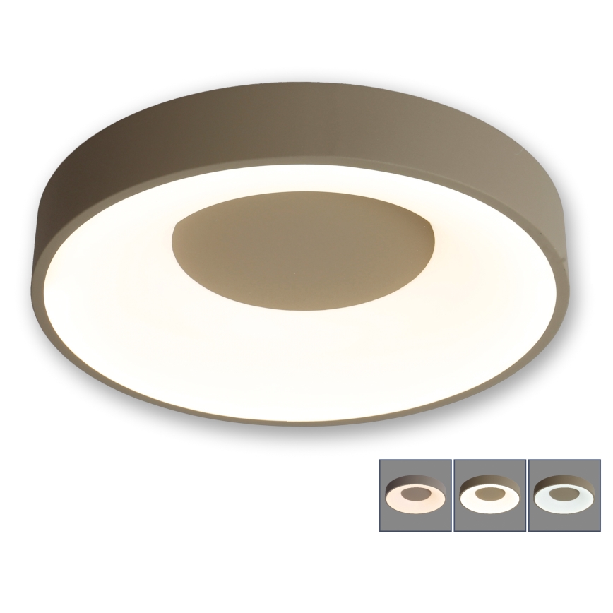 BRILAGI - Plafoniera dimmerabile a LED FALCON II LED/67W/230V 3000-6500K Ø 40 cm beige + telecomando