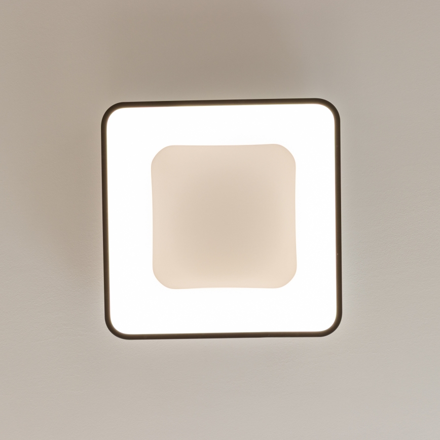 Brilagi - Plafoniera LED dimmerabile FALCON II LED/80W/230V 3000-6500K 40x40 cm nera con telecomando