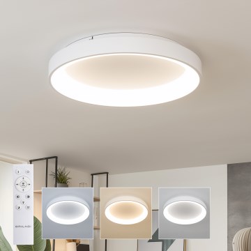 Brilagi - Plafoniera LED dimmerabile FALCON II LED/99W/230V 3000-6500K Ø 60 cm bianca + telecomando