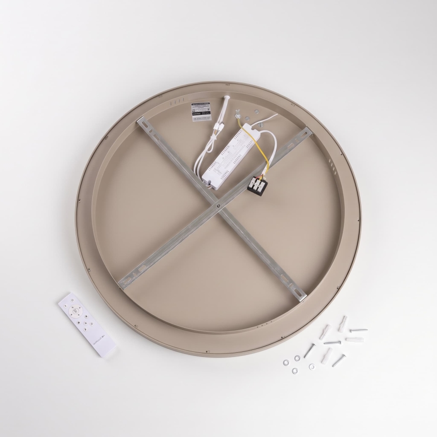 BRILAGI - Plafoniera LED dimmerabile FALCON II LED/99W/230V 3000-6500K pr. 60 cm beige + telecomando