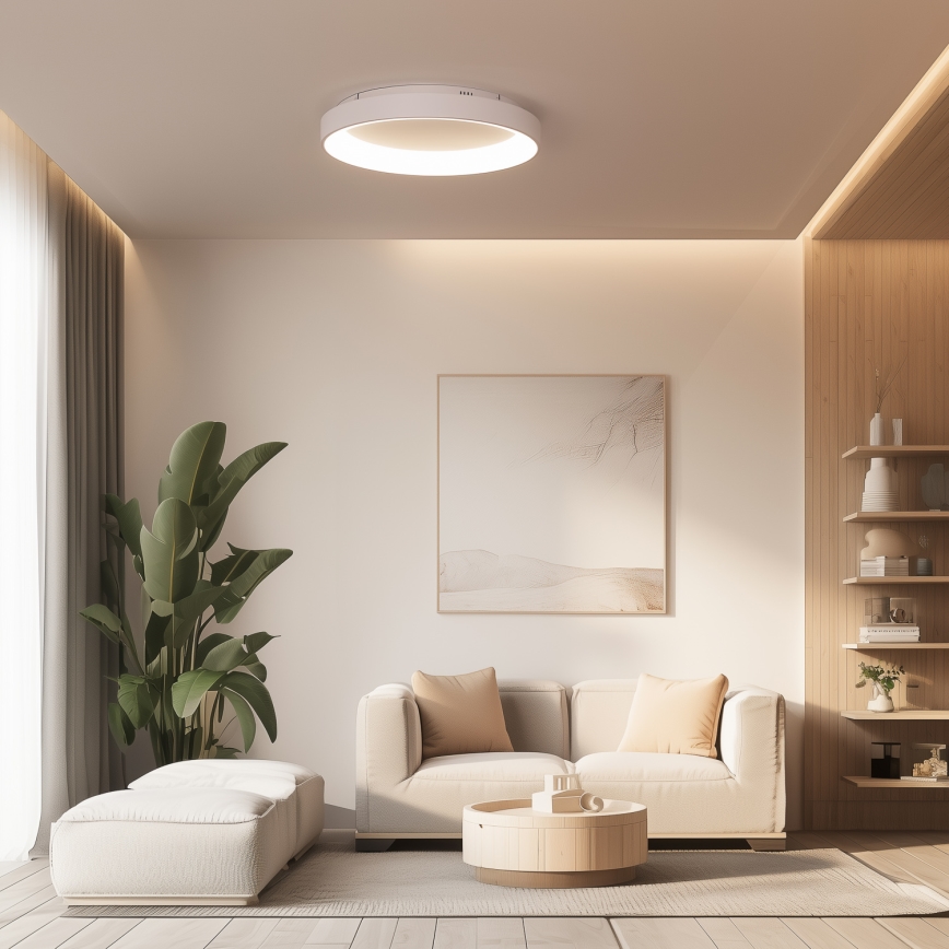 Brilagi - Plafoniera LED dimmerabile FALCON II LED/99W/230V 3000-6500K Ø 60 cm bianca + telecomando