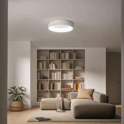 Brilagi - Plafoniera LED dimmerabile FALCON LED/80W/230V 3000-6500K Ø 60 cm bianco + telecomando