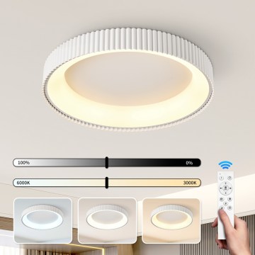 BRILAGI - Plafoniera LED dimmerabile FALCON MODERN LED/54W/230V 3000-6000K Ø 60 cm bianca + telecomando