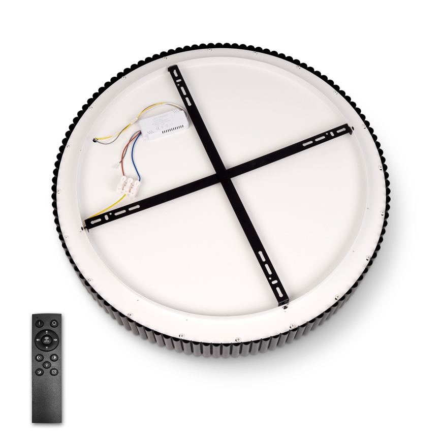 Brilagi - Plafoniera LED dimmerabile FALCON MODERN LED/54W/230V 3000-6500K diam. 60 cm nera + telecomando