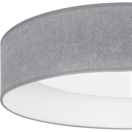 Brilagi - Plafoniera dimmerabile VELVET SMARTIX STARS LED/36W/230V 3000-6000K Ø 55 cm grigio Wi-Fi Tuya Beacon + telecomando