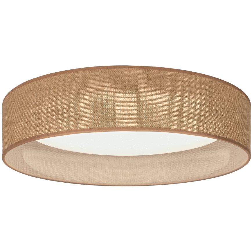 Brilagi - plafoniera LED dimmerabile VELVET SMARTIX STARS LED/24W/230V 3000-6000K Ø 45 cm beige Wi-Fi Tuya Beacon + telecomando