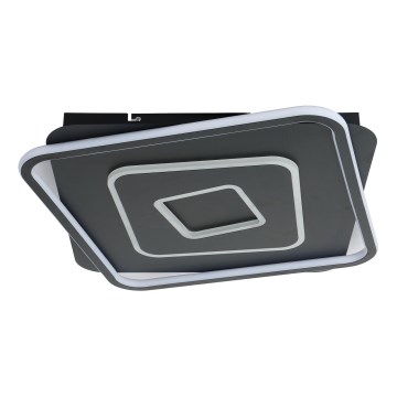 Brilagi - Plafoniera LED dimmerabile IRIS LED/98W/230V 3000-6000K 50x50 cm nero + telecomando